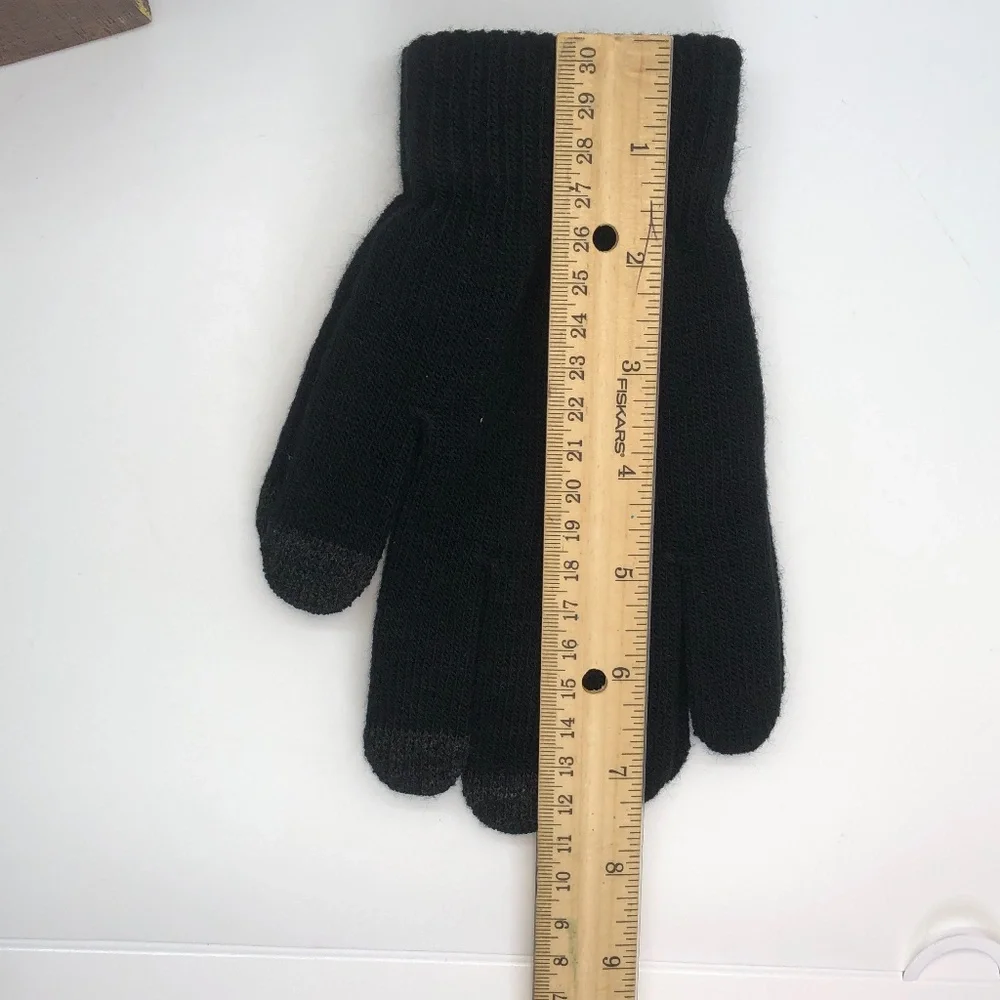 Women's Winter touchscreen Gloves Anti-skid Black Gloves